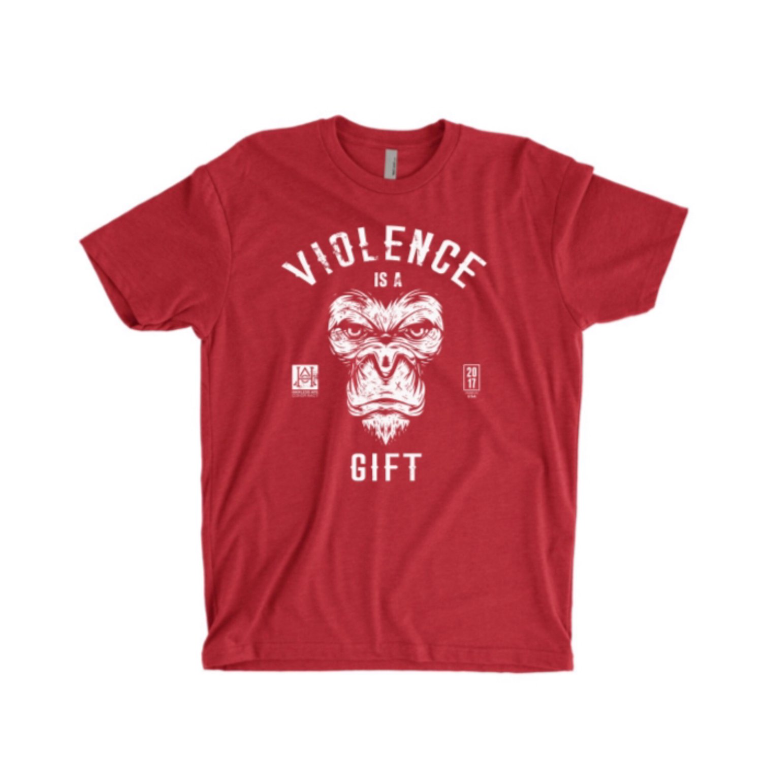Image of HAC - Violence Is A Gift/We Hit RED Tee
