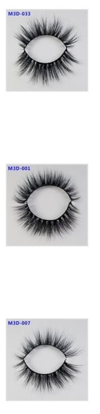 Image of Handmade 3D mink lash strips