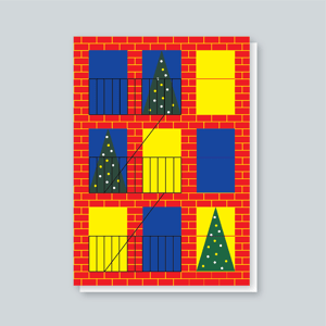 Image of Brooklyn Christmas Window card