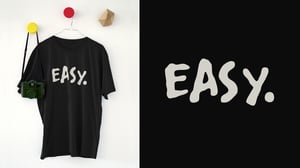 Image of T-SHIRT | "EASY." Black