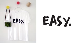 Image of T-SHIRT | "EASY." White