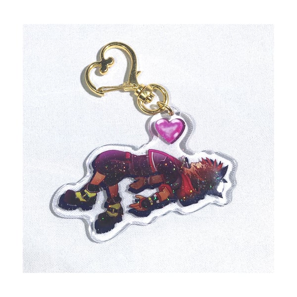 Image of Game Over Kingdom Hearts Acrylic Charm