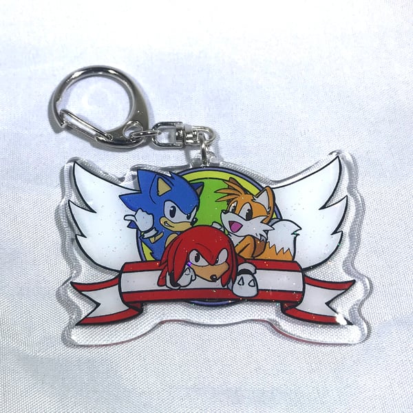 Image of Sonic and Friends Acrylic Charm