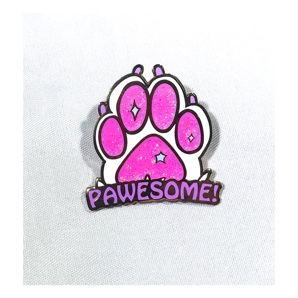 Image of Pawesome Enamel Pin 