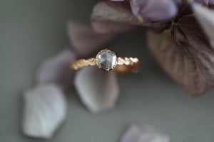 Image of *NEW* 18ct Rose Gold 5.4mm Rose cut diamond ring (IOW90)