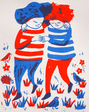 Image of Friends (Red & Blue)