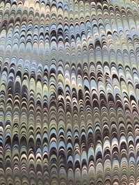 Image 4 of Marbled Paper #22 'Blue Nonpareil'