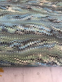 Image 5 of Marbled Paper #22 'Blue Nonpareil'