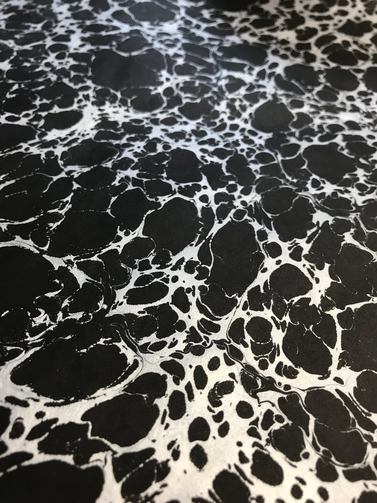 Marbled Paper 68 Metallic Silver On Black Paper Jemma Lewis marbled-paper-68-metallic-silver-on-black-paper-jemma-lewis