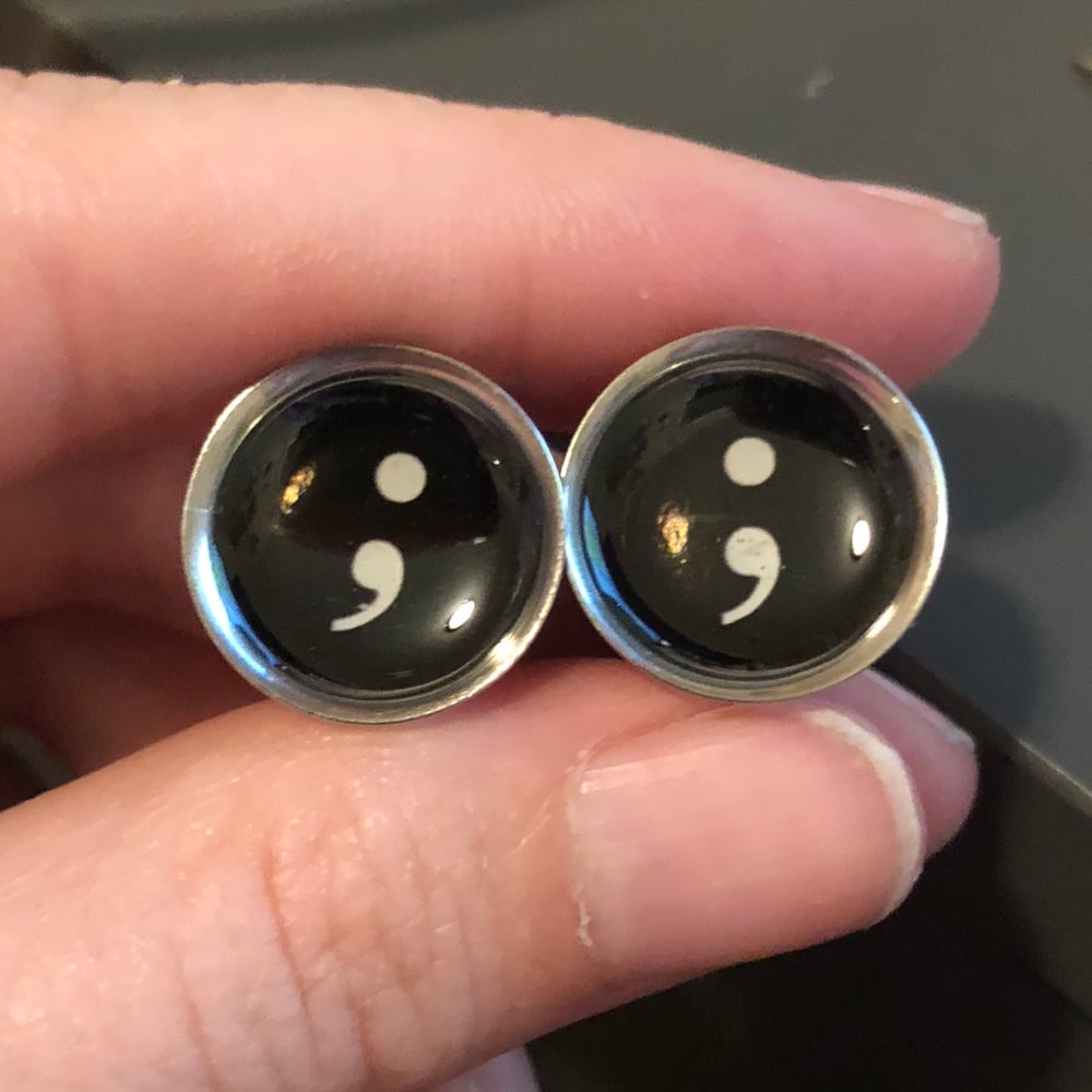 Image of Semicolon Plugs (Sizes 2g-2”)