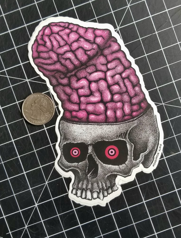 Image of Dick for Brains Sticker