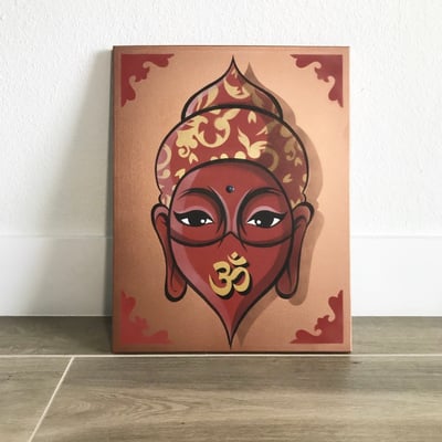 Image of Buddha 3 (Original/ Hand painted canvas)