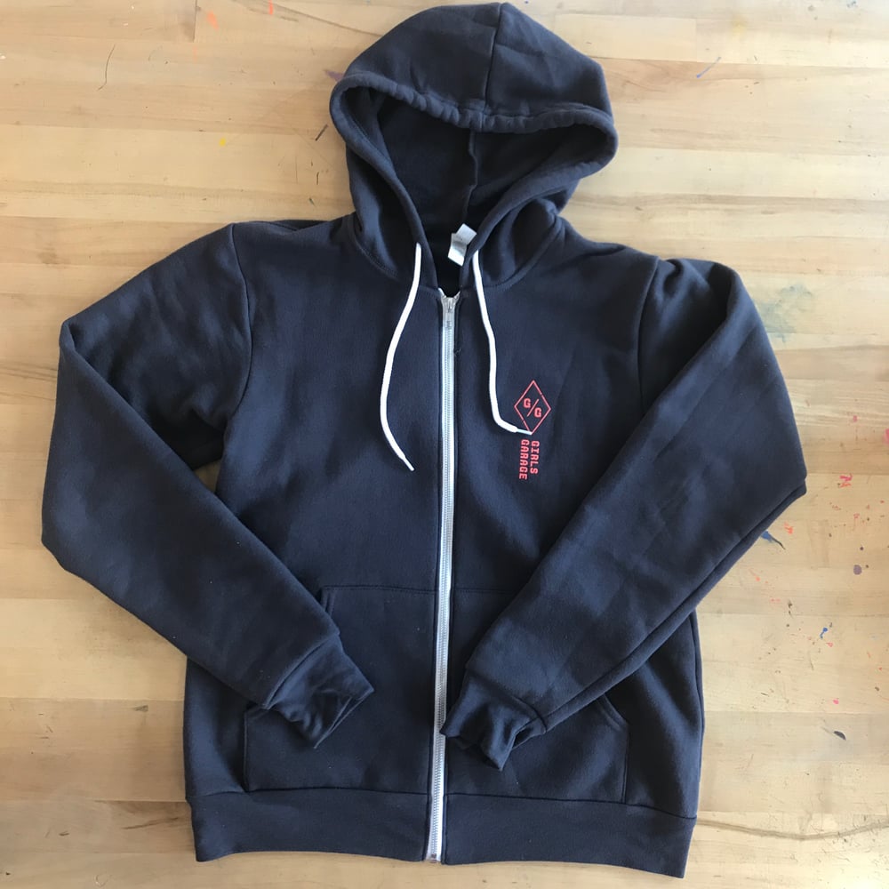 Fear Less. Build More. Zip-up hoodie