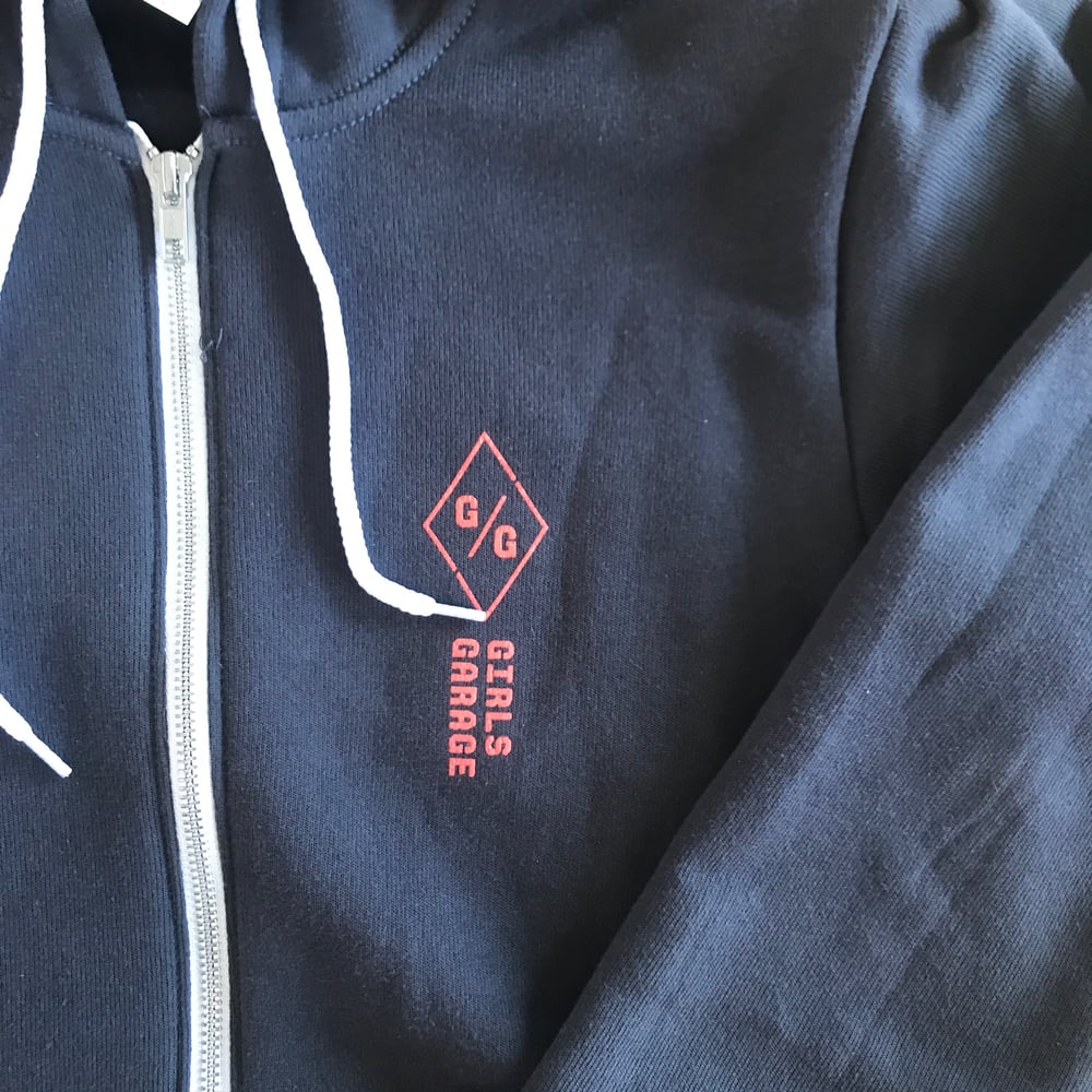 Fear Less. Build More. Zip-up hoodie | Girls Garage