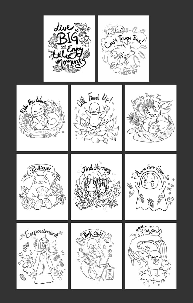 Image of Little Moments Colouring Book
