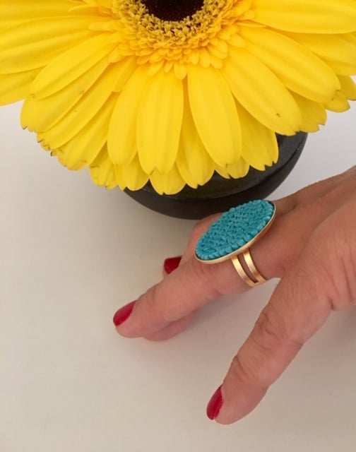 Image of Turquoise Ring Gold