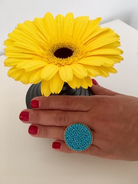 Image of Turquoise Ring Gold