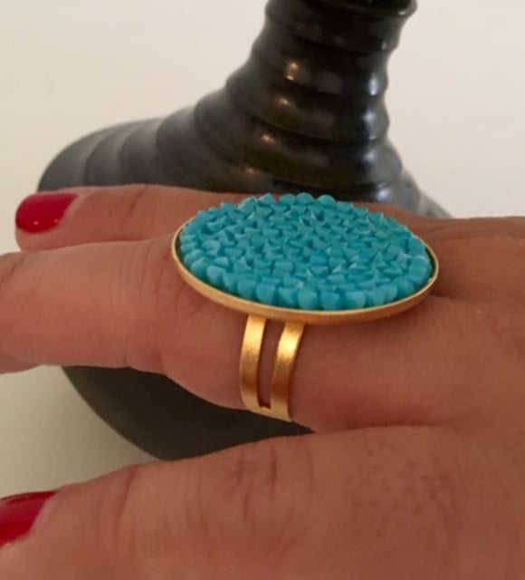 Image of Turquoise Ring Gold