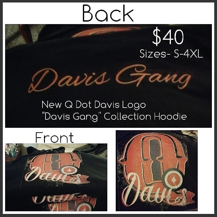 Image of Q Dot Davis "Davis Gang" Limited Edition Hoodie