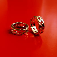 Image 1 of GOLD CHAIN RING