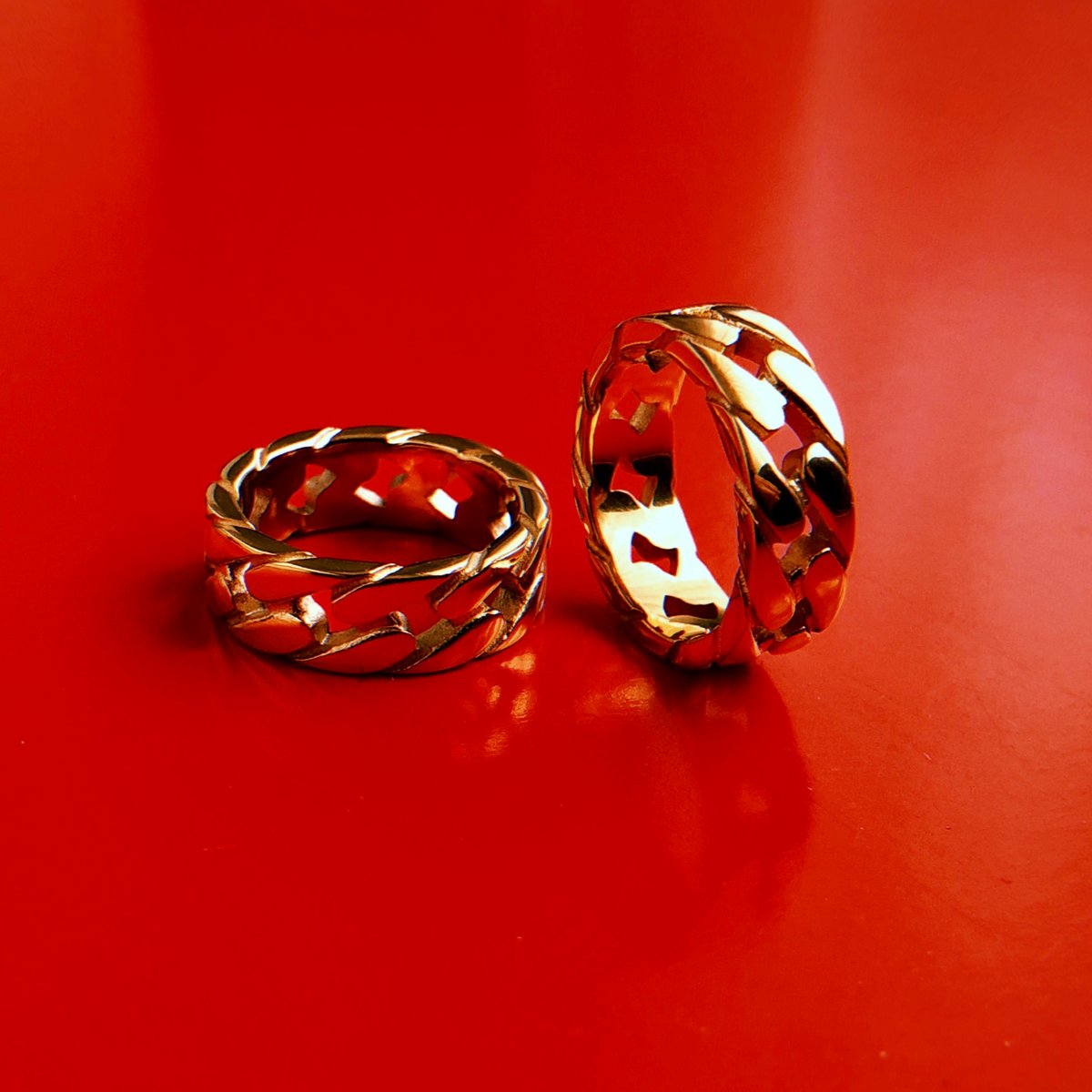 GOLD CHAIN RING | HUTCH MELBOURNE