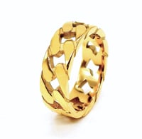 Image 2 of GOLD CHAIN RING