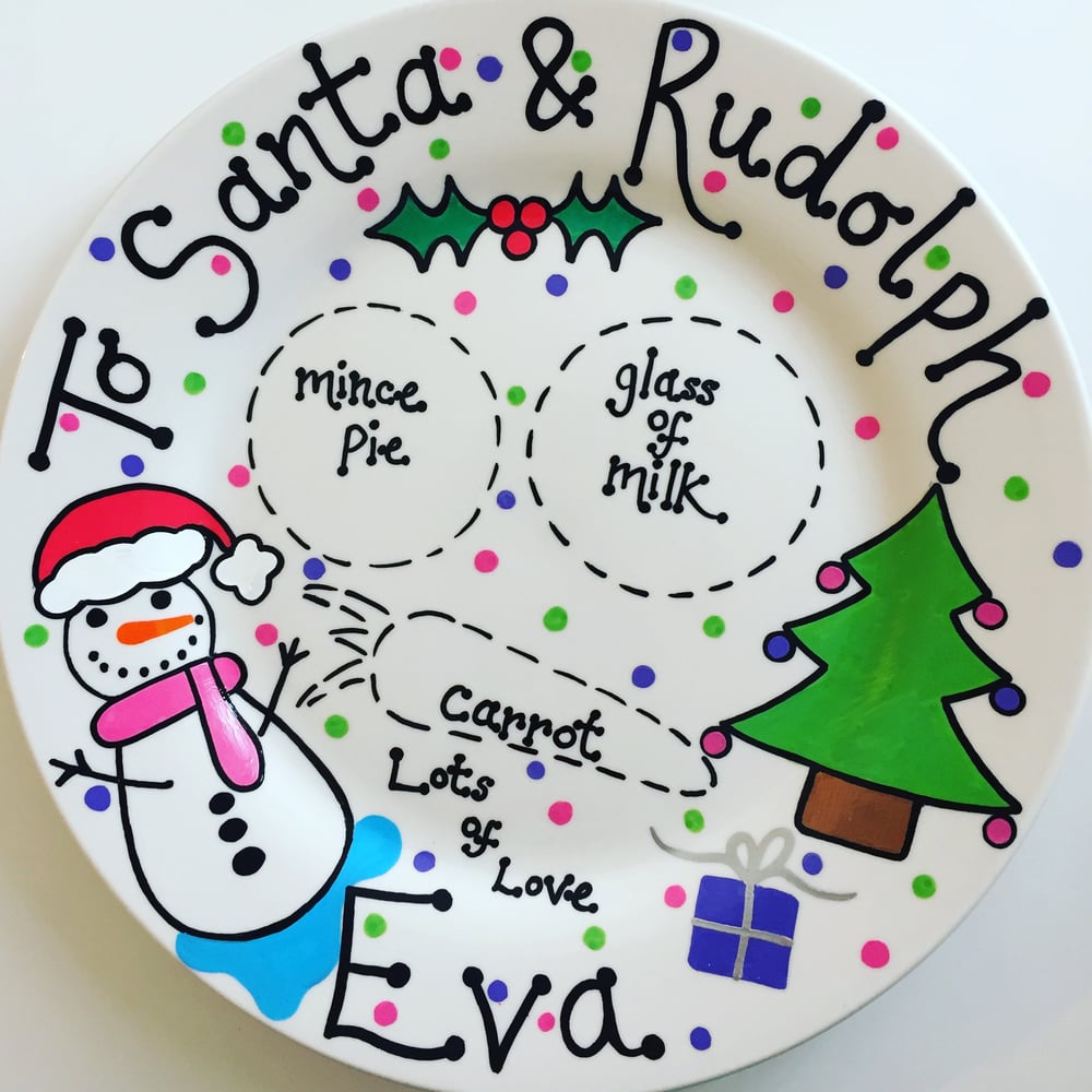 Image of Santa Plate 