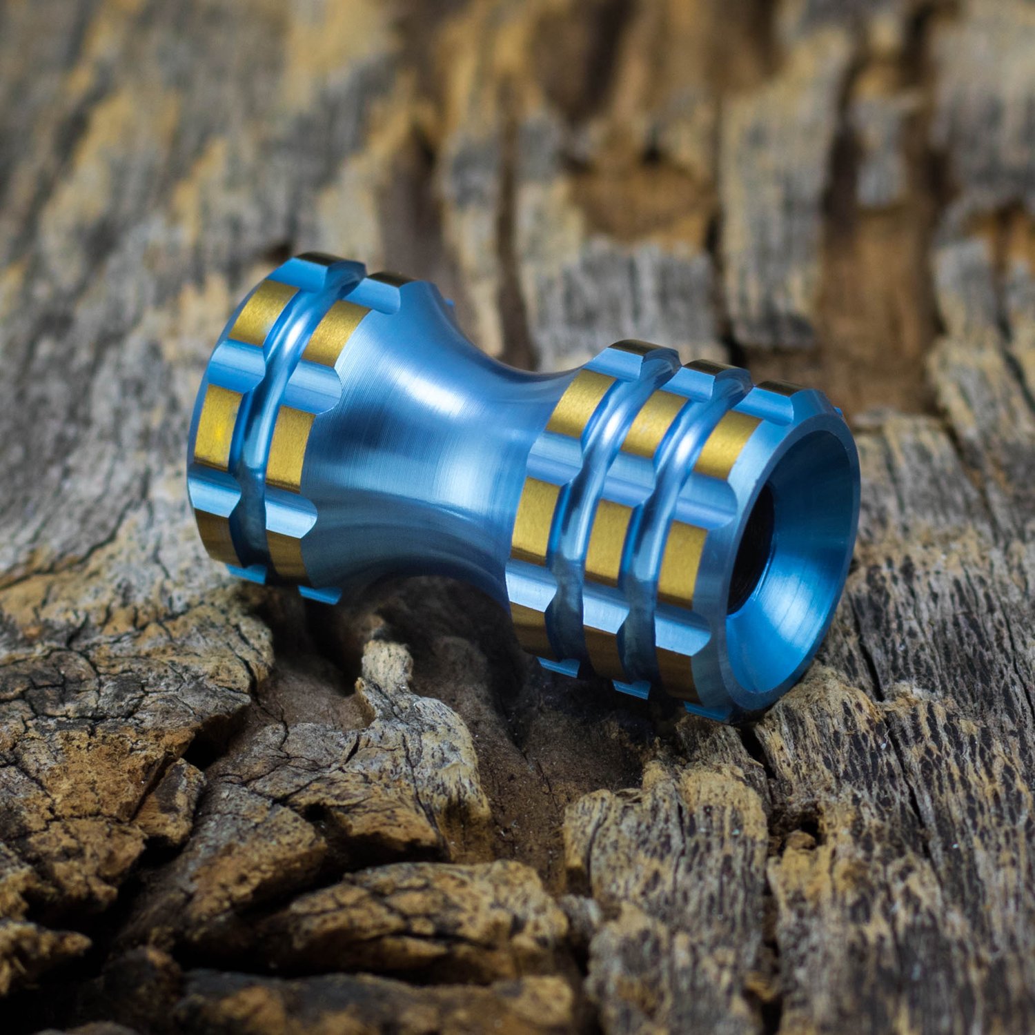 Image of Hustle Bead - Light Blue/Bronze