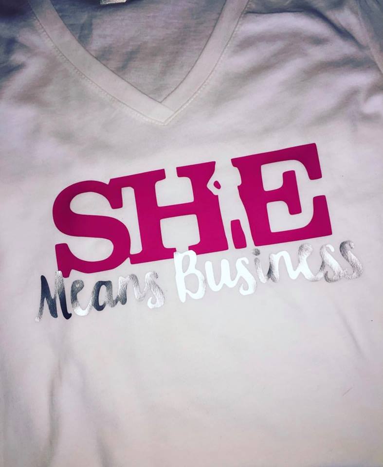 Image of "She Means Business" Shirts 