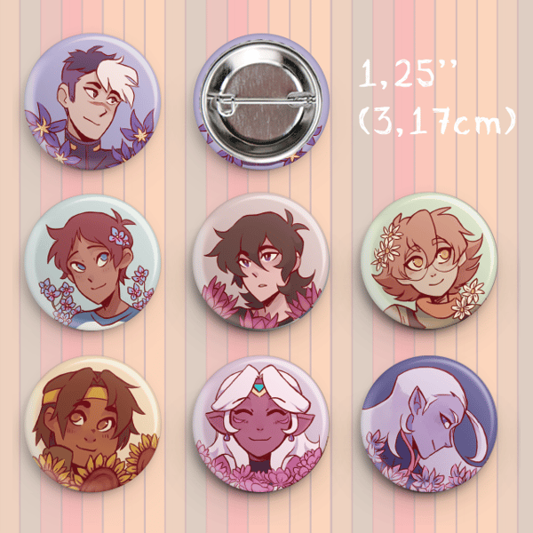 Image of VLD Flower Buttons