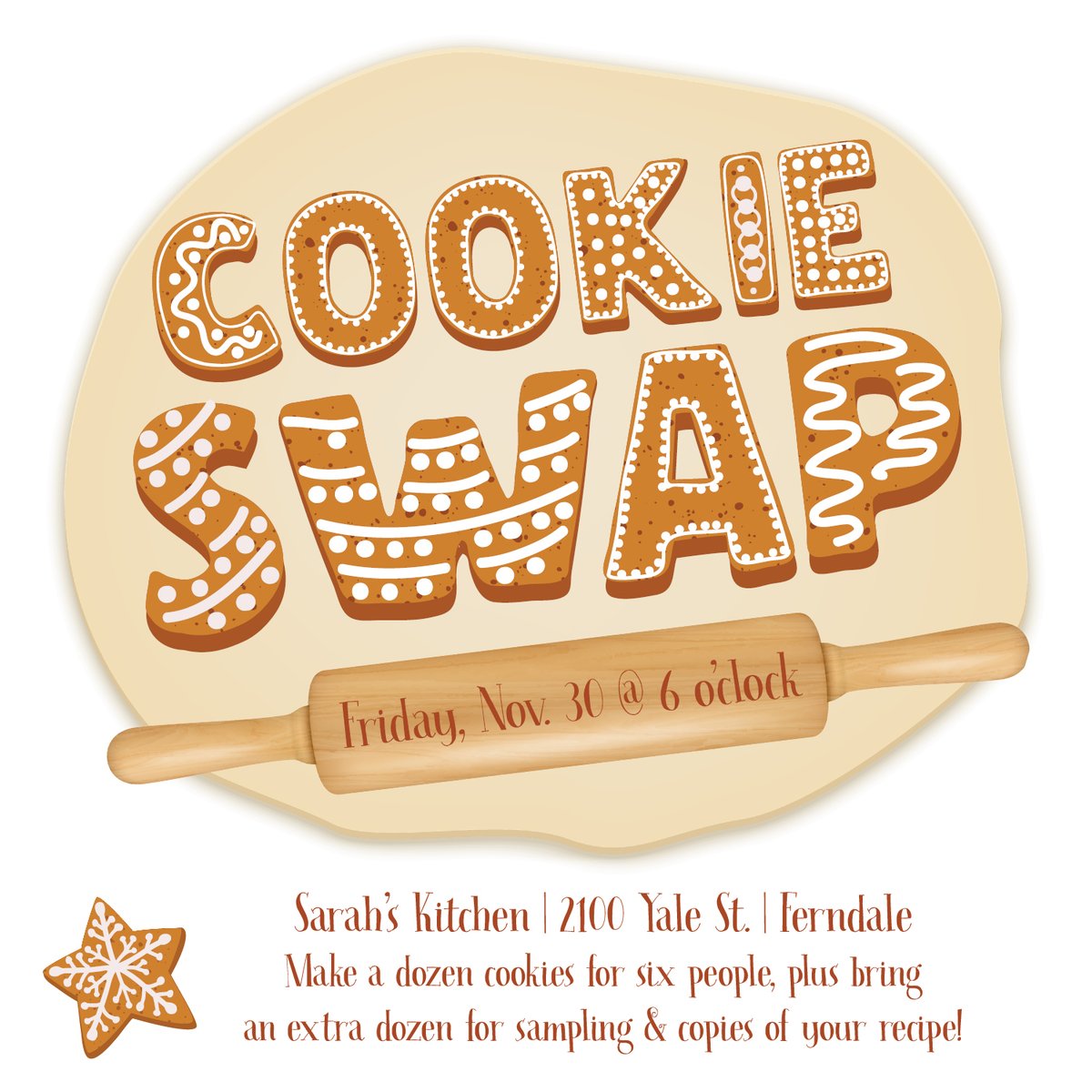 Cookie Swap Invitation