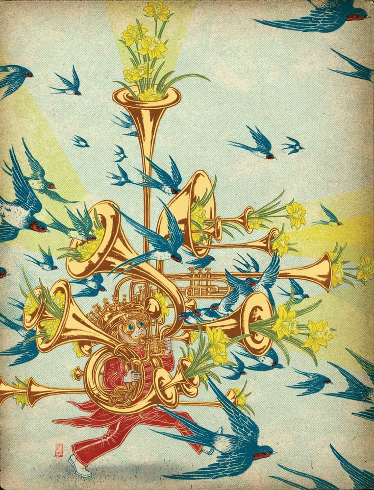 Image of limited edition Mass Messaging print