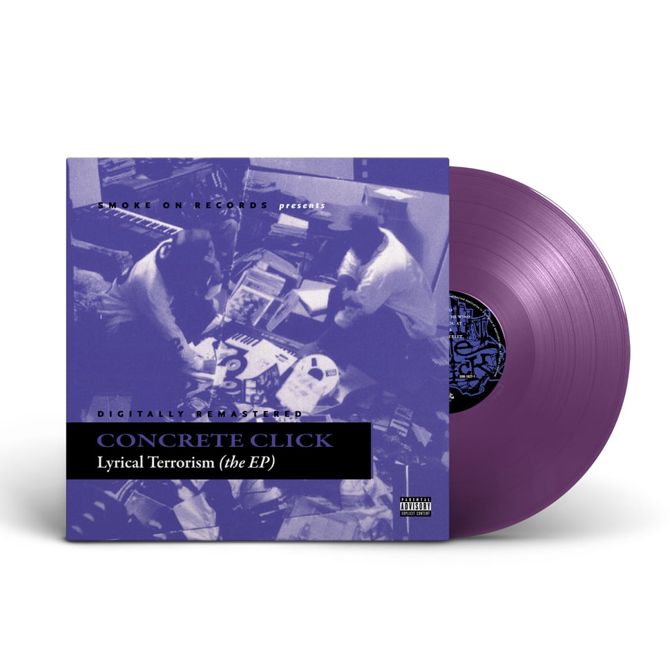 Concrete Click ‎– Lyrical Terrorism The EP Vinyl (The Purple Deluxe Edition)