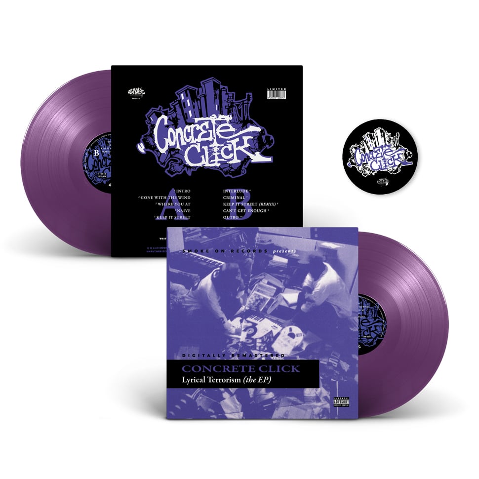CONCRETE CLICK　LYRICAL TERRORISM EP レコード Concrete Click ‎– Lyrical Terrorism The EP CD | Smoke On Records
