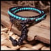 Image of Double Wrap Bracelet - Turquoise Blue Anchor