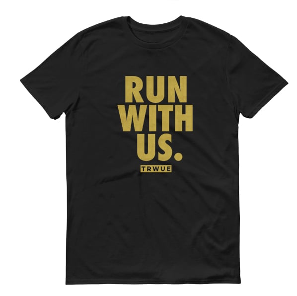 Image of Run With Us Tee - Gold