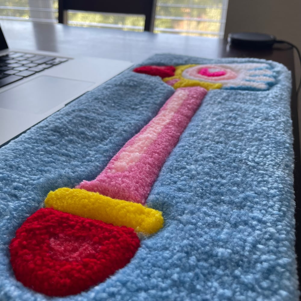 Fluffy Sakura Wand Keyboard 