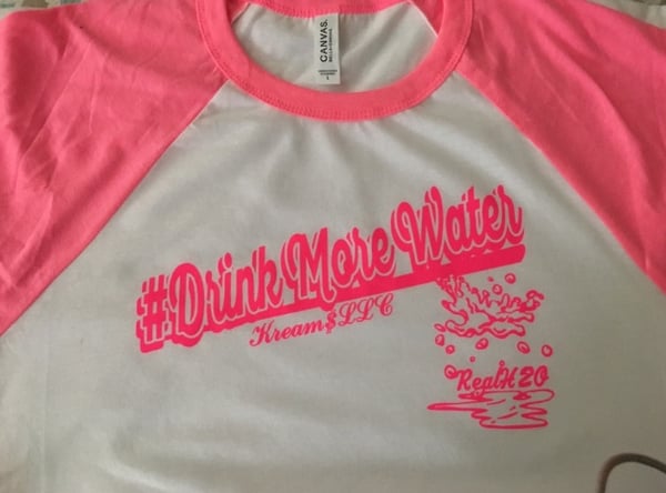 Image of Drink More Water Ragland Tees 