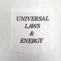 Image 4 of ESP 'Laws' L/S Pocket T-Shirt (White)