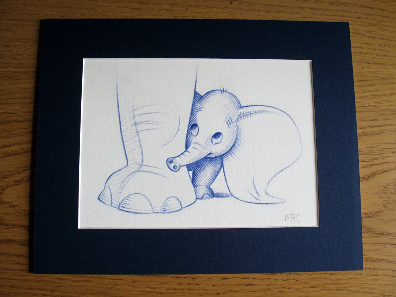 Classic Dumbo Disney style drawings - Golden Age inspired artwork