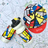 "Mondrian Streetmap" Cap & Bottle