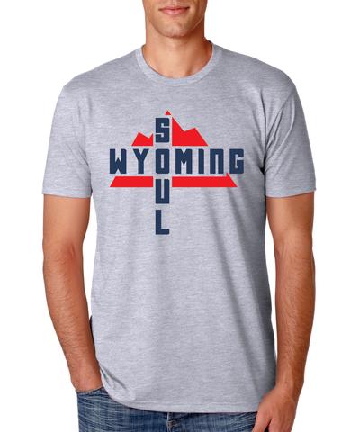 Image of Grey Wyoming Soul T Shirt