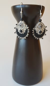 Image 4 of Boucles d'oreille onyx METEORE