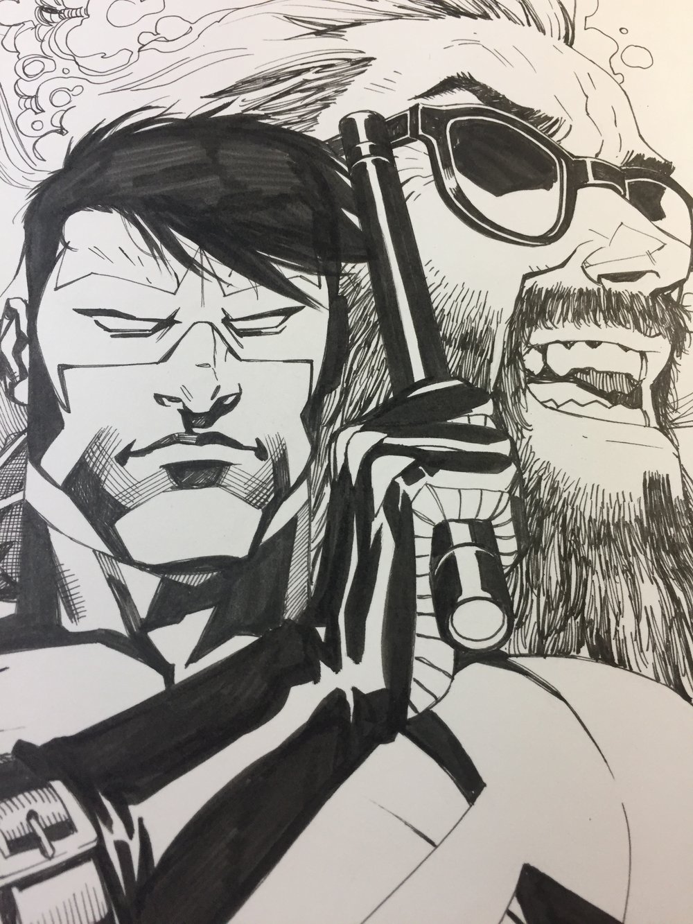 Image of NIGHTWING #41 COVER original art