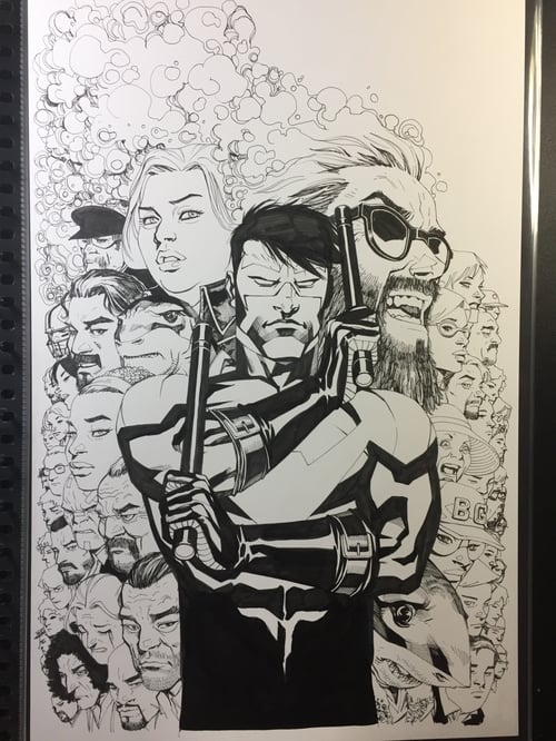 Image of NIGHTWING #41 COVER original art
