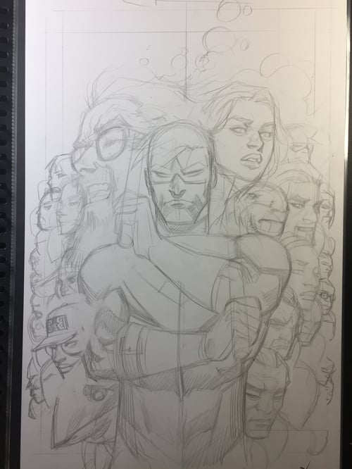 Image of NIGHTWING #41 COVER original art