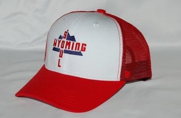 Image of Wyoming Soul Red and White Trucker Hat