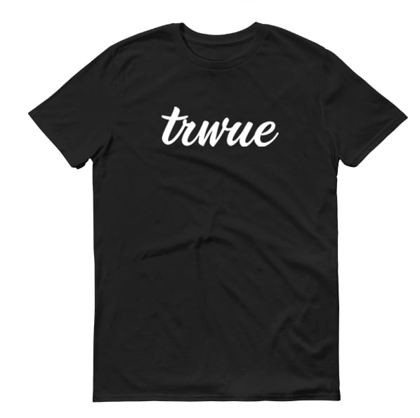 Image of TRWUE Cursive Logo Tee