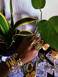 Image 2 of Lineage// Brass Mask Ring