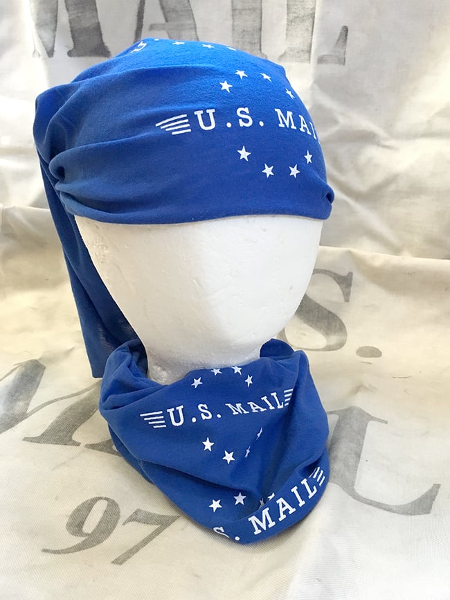 Mail Carrier Fandana — (Blue or Red)